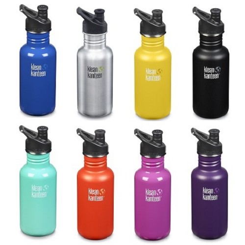 Klean Kanteen RVS waterfles 18oz, Lemon Curry waterflessen Bureaube